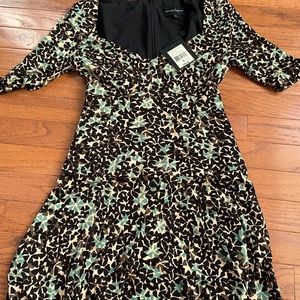 Nanette Lepore Iko Iko Green Taupe Dress